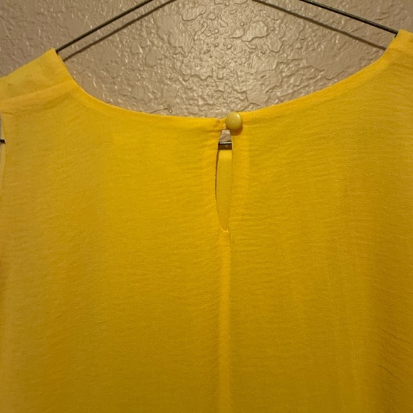 NEW with Tag Tacera Yellow Midi Sleeveless Dress - Picture 8 of 11